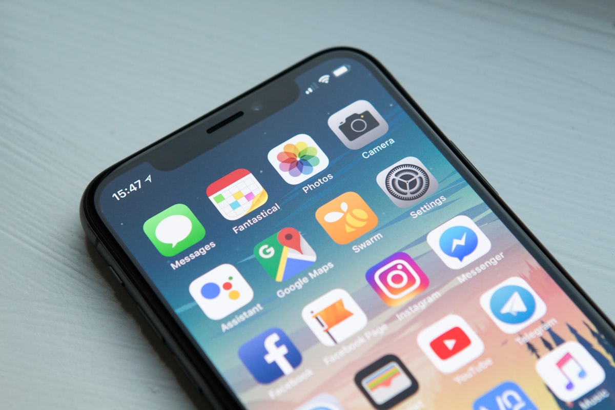 Réunion de planification par développement d'application mobile